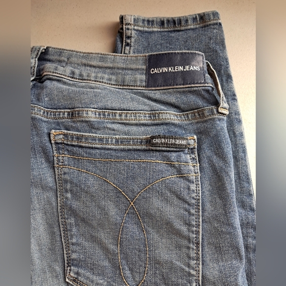 Calvin Klein Blue Jeans CKJ001 Super Skinny Size 8/28 - Picture 9 of 11